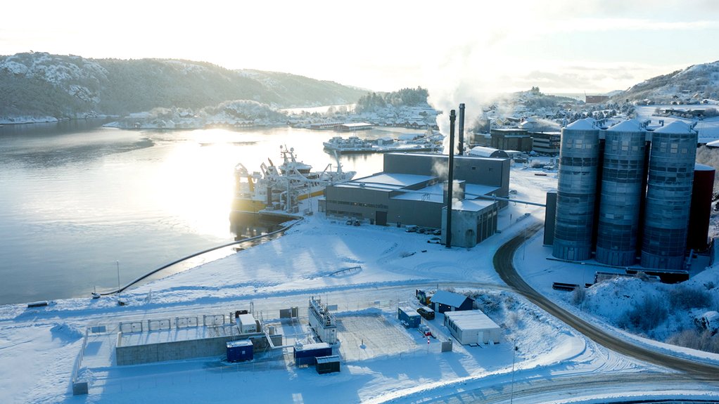 Green hydrogen plant in Norway.