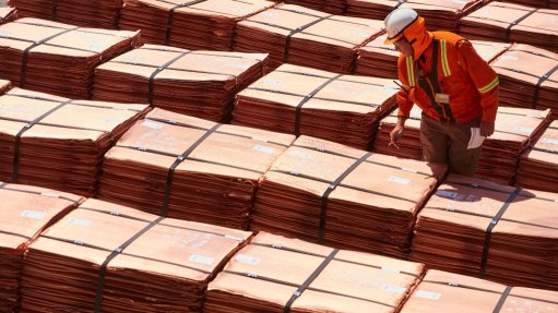 Stacks of copper