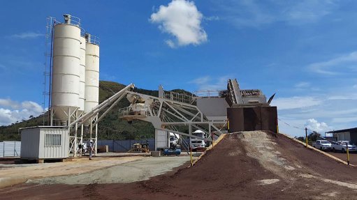 Concrete batching plant