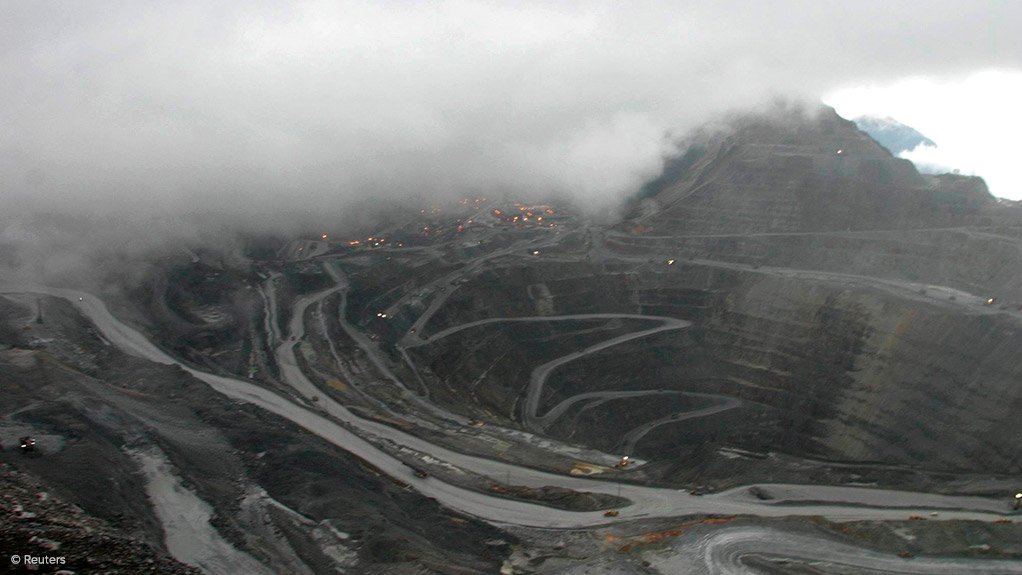 The Grasberg mine