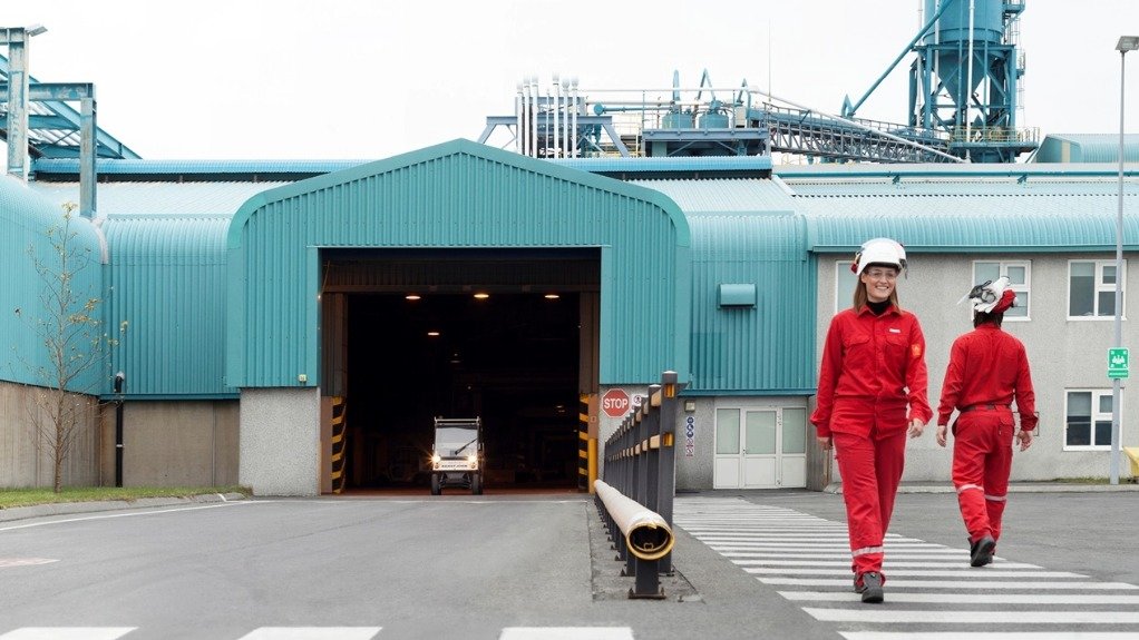 Century Aluminum's aluminium smelter operation in Grundartangi, Iceland