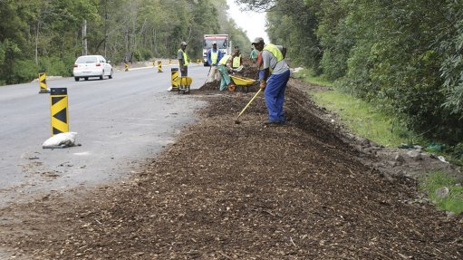 Image of contractors delivering road maintenance services