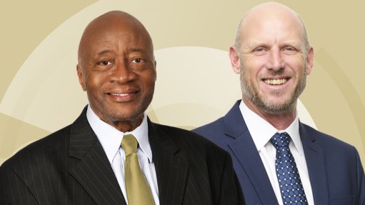 Sibanye-Stillwater chairperson Dr Vincent Maphai and CEO Dr Richard Stewart.