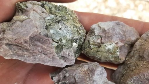 Lithium ore