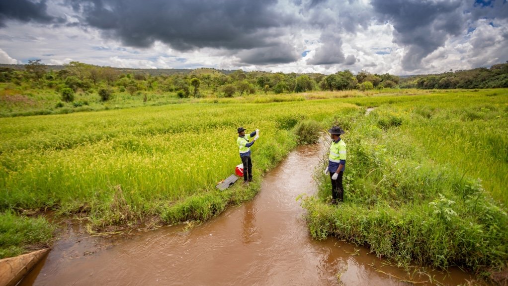 An image of Kabanga personnel close to the mine site
