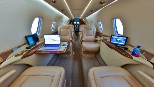 Volato private jet interior