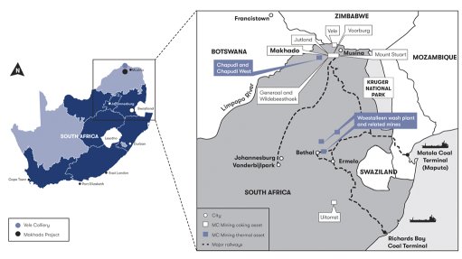 An image showing an overview of the Makhado project 