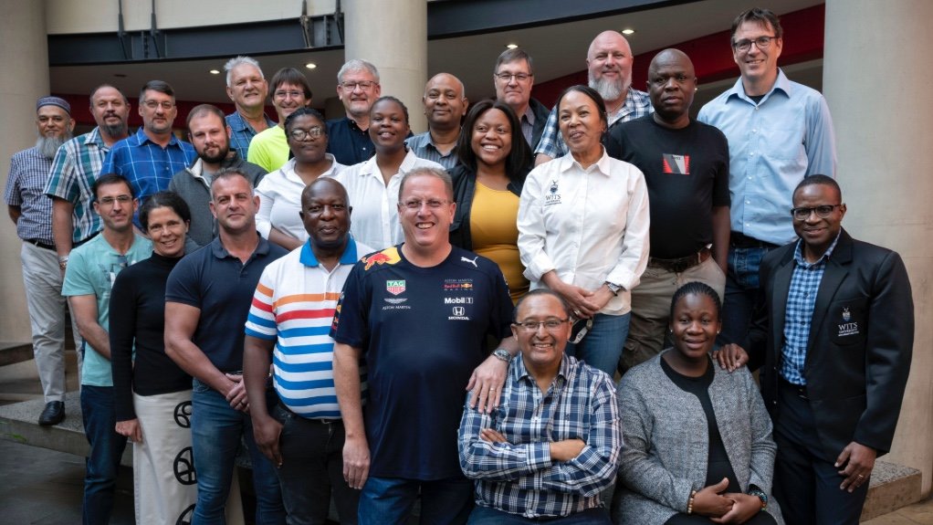 An image of the first cohort of OHS training programme students