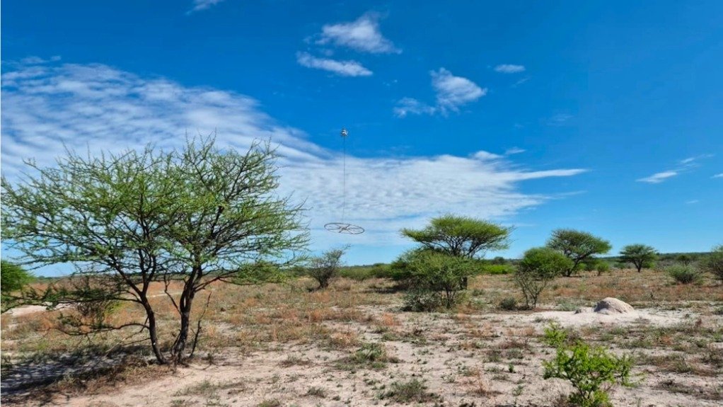 Central Copper project area, in Botswana Kalahari Copper Belt