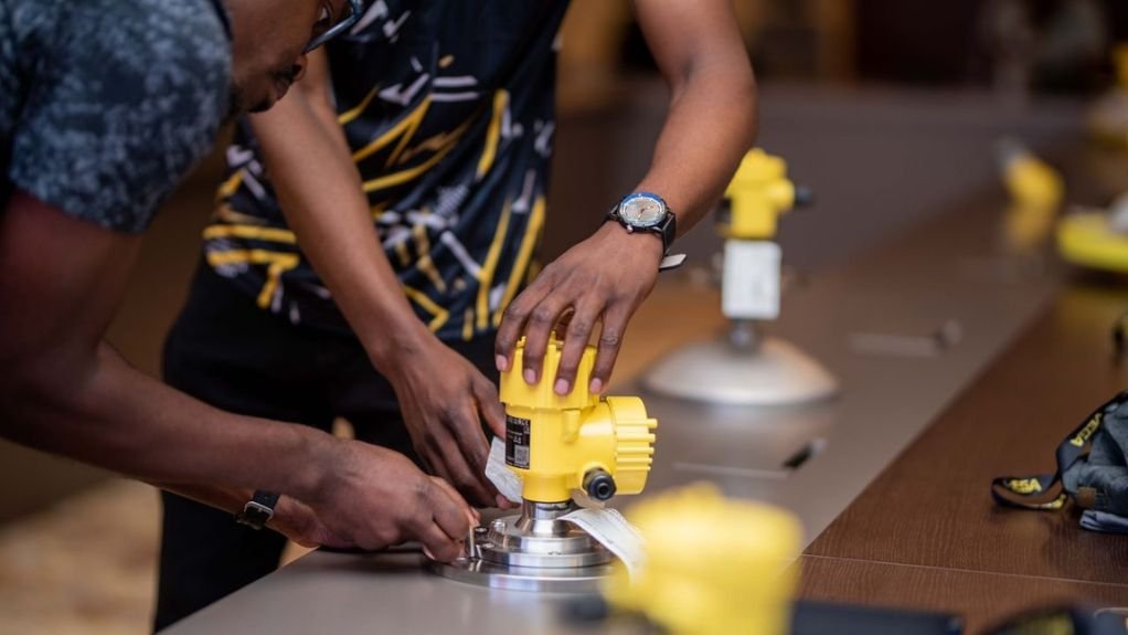 An image of a product demonstration
