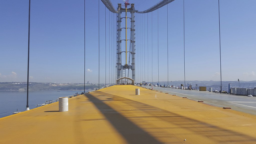 Image of GCP waterproofing membrane on a construction site