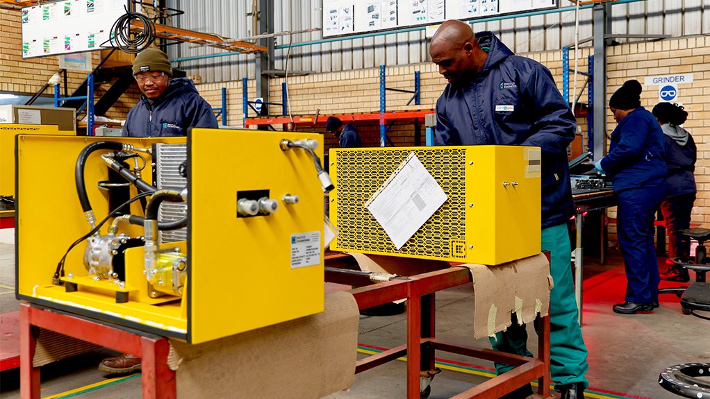 Image of Booyco Engineering HVAC units being assembled