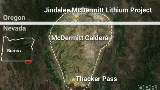 McDermitt project area schematic