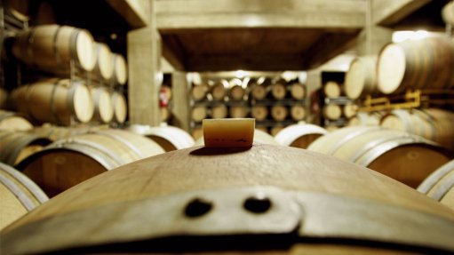 Wine barrels