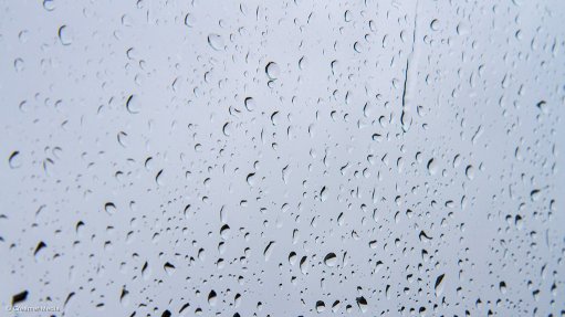 Water drops on a window