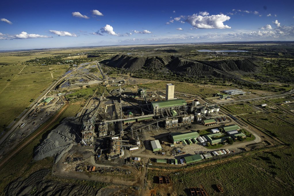 Aerial view of the Ekapa mine