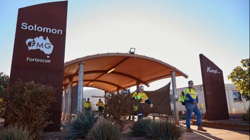 The entrance to Fortescue's Solomon mine