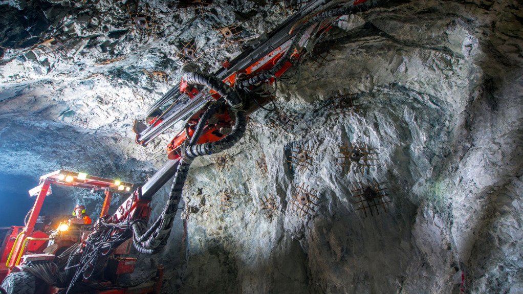 The above image depicts one of Zizwe's undergrounf mining operations