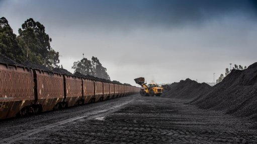 The image depicts a ADT in a coal field
