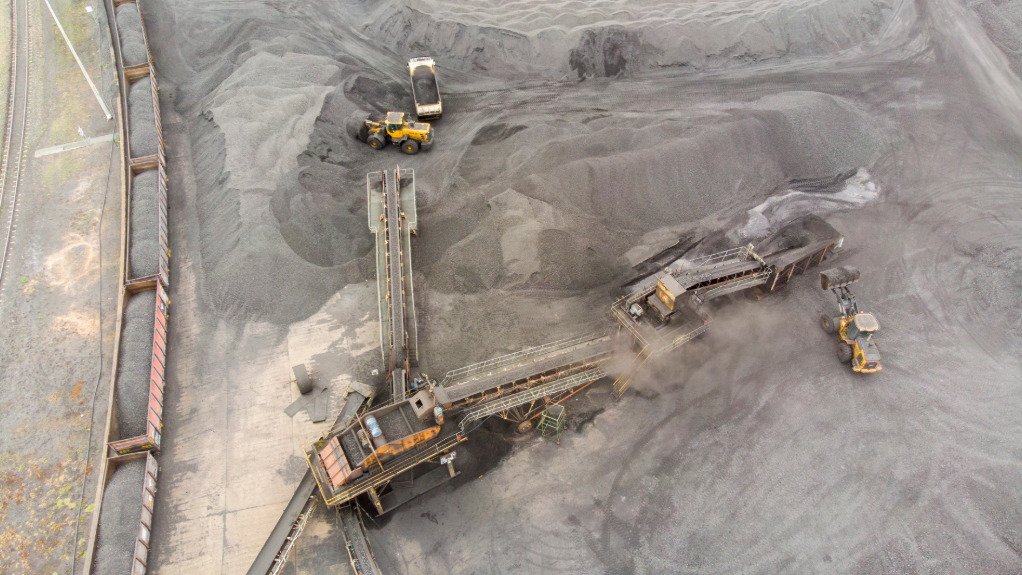 The above image depicts the aerial view of a mining operation