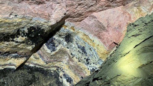 Ore recovered from the Sheep Creek project