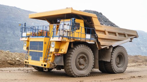 A mine machine on a mine in Ghana 