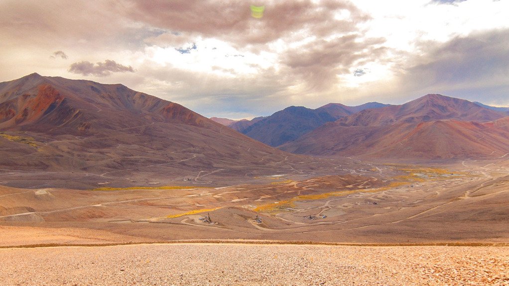 The Los Azules project site