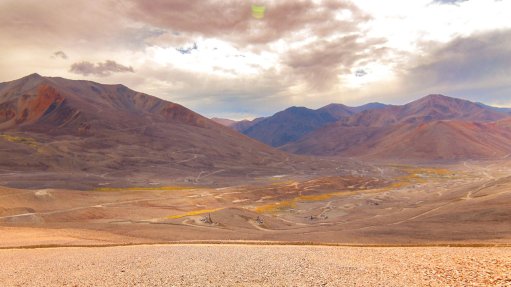 The Los Azules project site