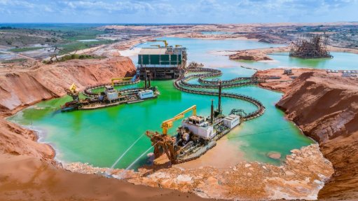 Ariel view of Moma mine site