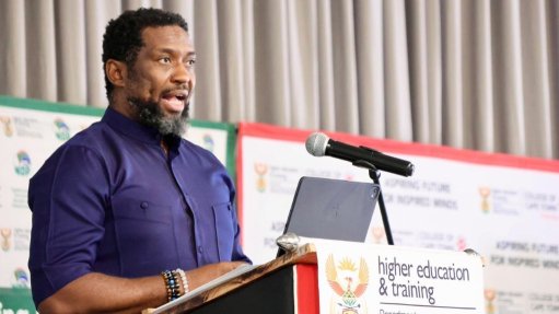 Higher Education and Training Minister Buti Manamela