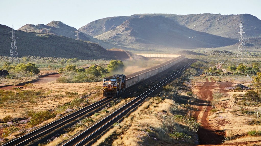 Rio Tinto iron-ore haul in Pilbara