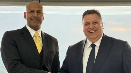 Mantengu CEO Magen Naidoo (left), Averi Finance founder and CEO Gaspar Lino (right)