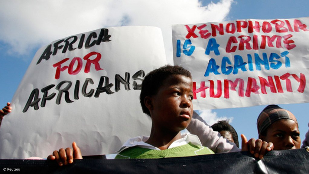 Xenophobia protest