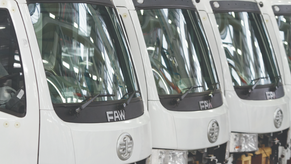 Image of FAW trucks