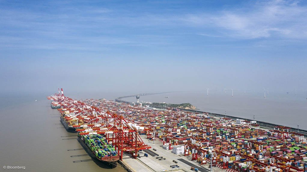 Yangshan deepwater port in Shanghai