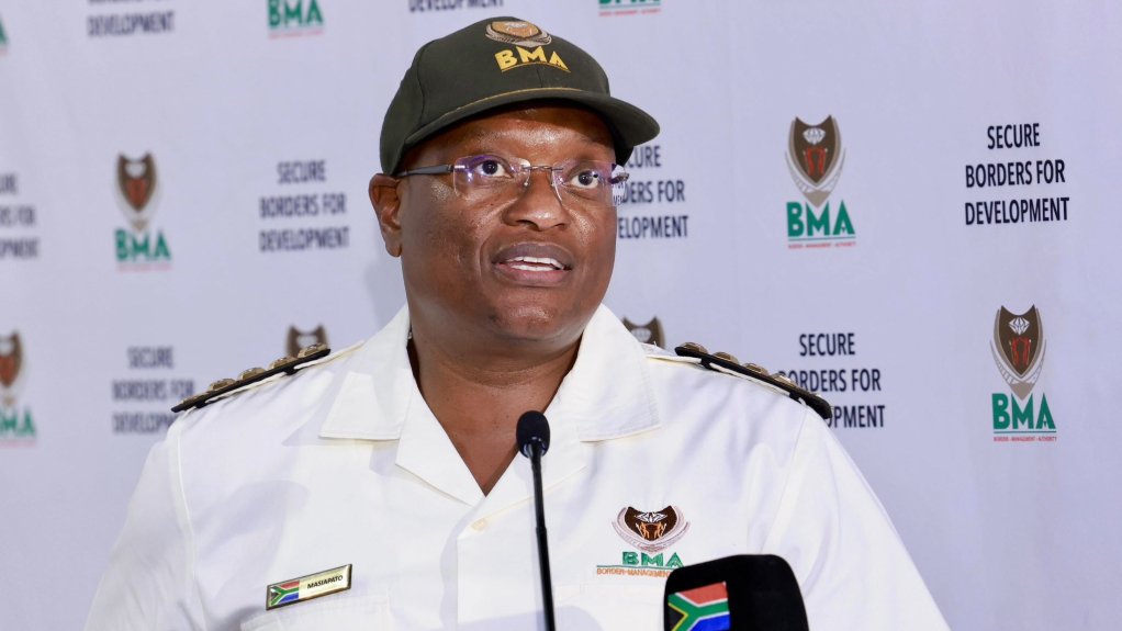 Border Management Authority Commissioner Dr Mike Masiapato