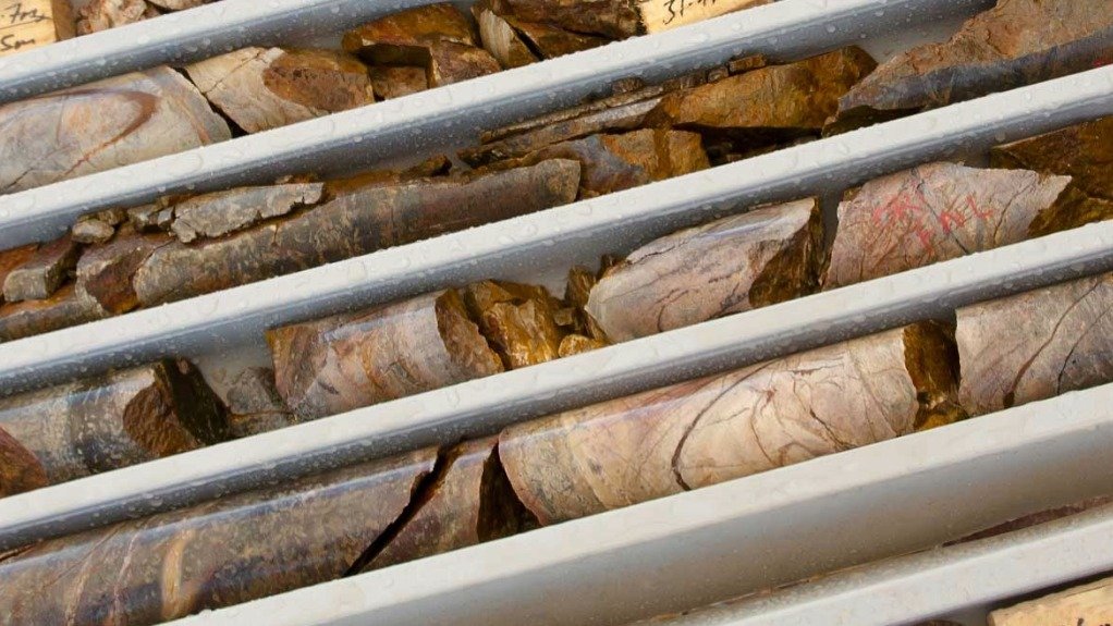 Drill core samples from Wishbone Gold