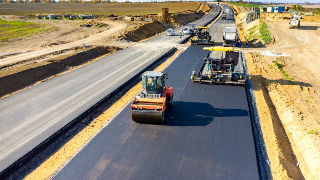 An image of a road under construction