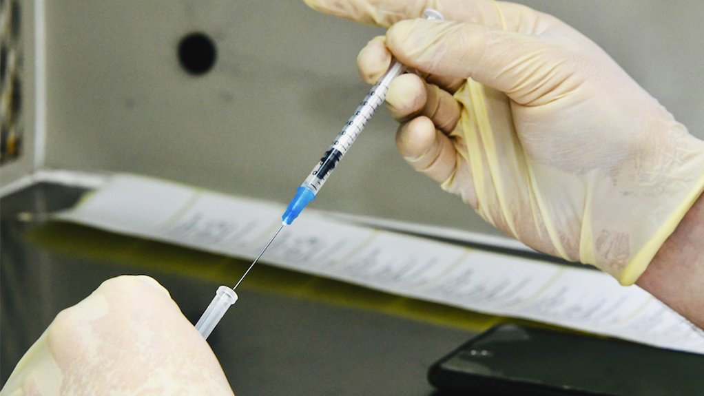 vaccine in hand