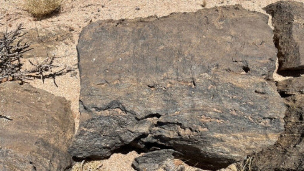 Ore from the Teufelskuppe project in Namibia