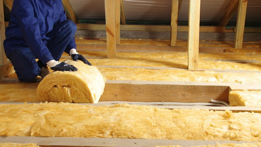 An image of house attic insulation