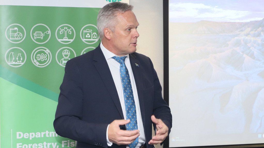 Forestry, Fisheries and the Environment Minister Willie Aucamp