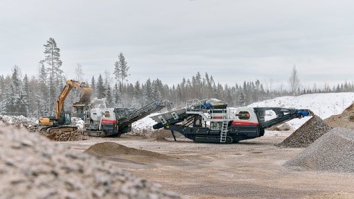 Metso equipment on site