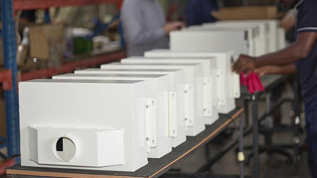Components for Booyco Engineering’s third generation military HVAC system move through production as the company ramps up full-scale manufacturing for advanced 8x8 amphibious infantry vehicle applications