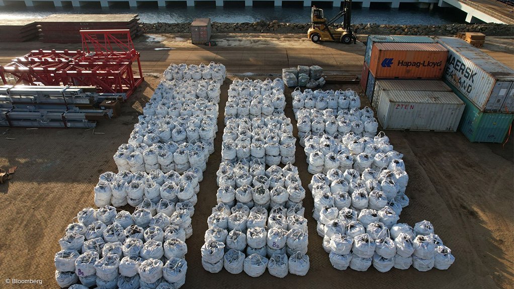 Nickel ready for export in Indonesia
