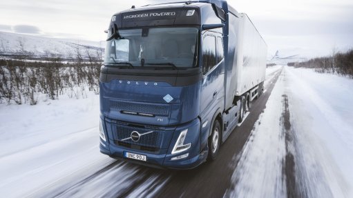 Volvo's hydrogen combustion engine truck