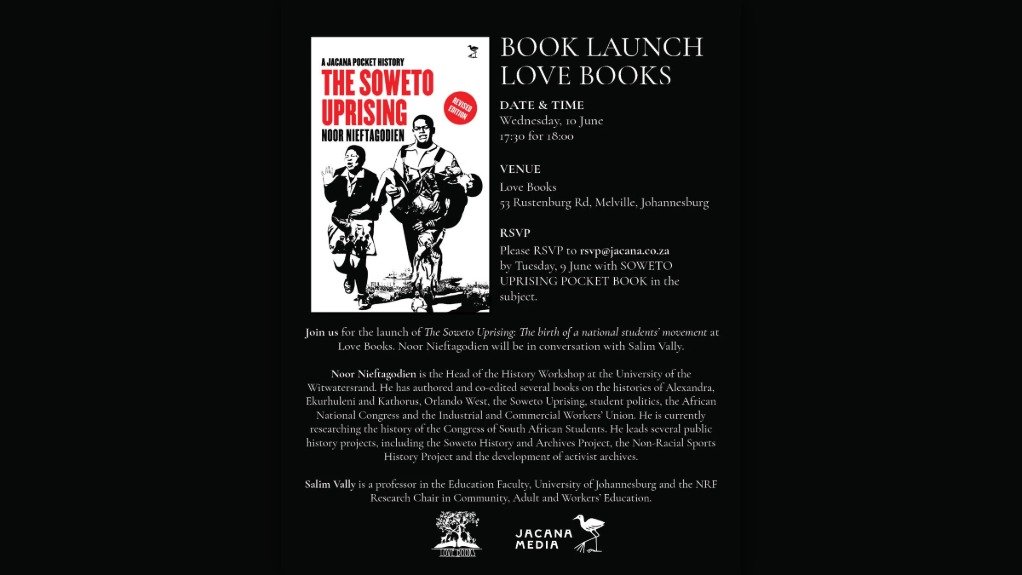 Book Launch: The Soweto Uprising – The birth of a national students' movement