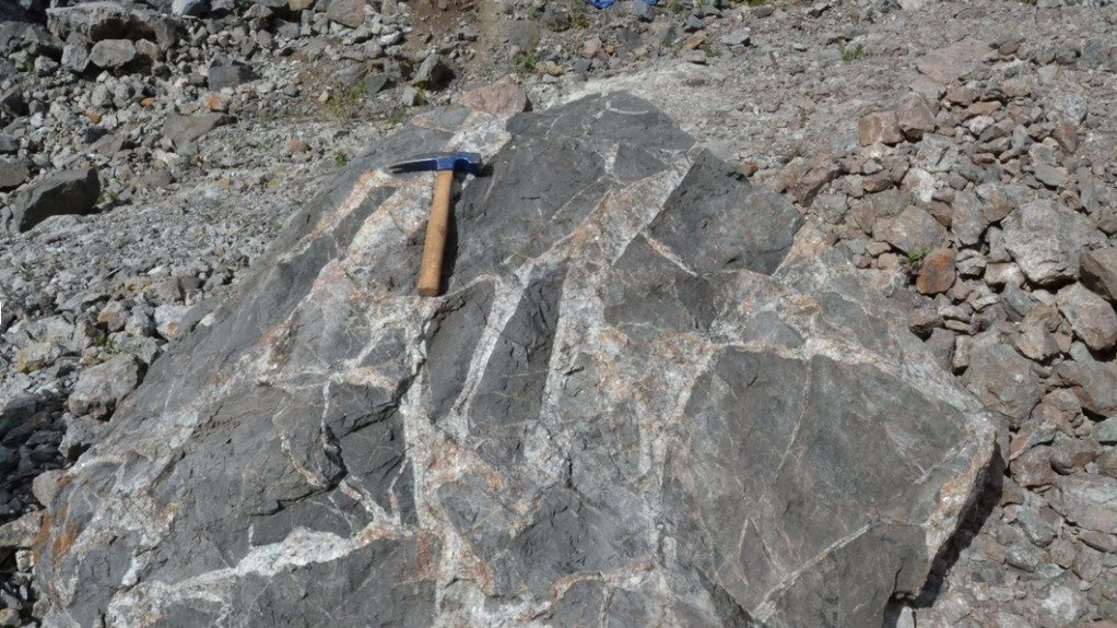 Mineralisation from Shasta project in British Columbia