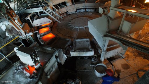 The Nchanga copper smelter