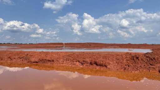 Alumina 'red mud' tailings site in Louisiana